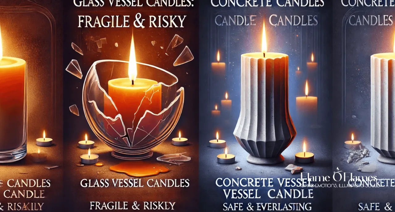 Shattered Luck: The Superstitions of Broken Glass & The Spiritual Power of Concrete Vessel Candles