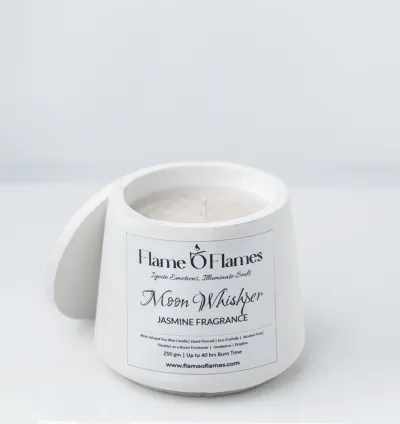 Eternal Blossom – Jasmine Attar Concrete Candle